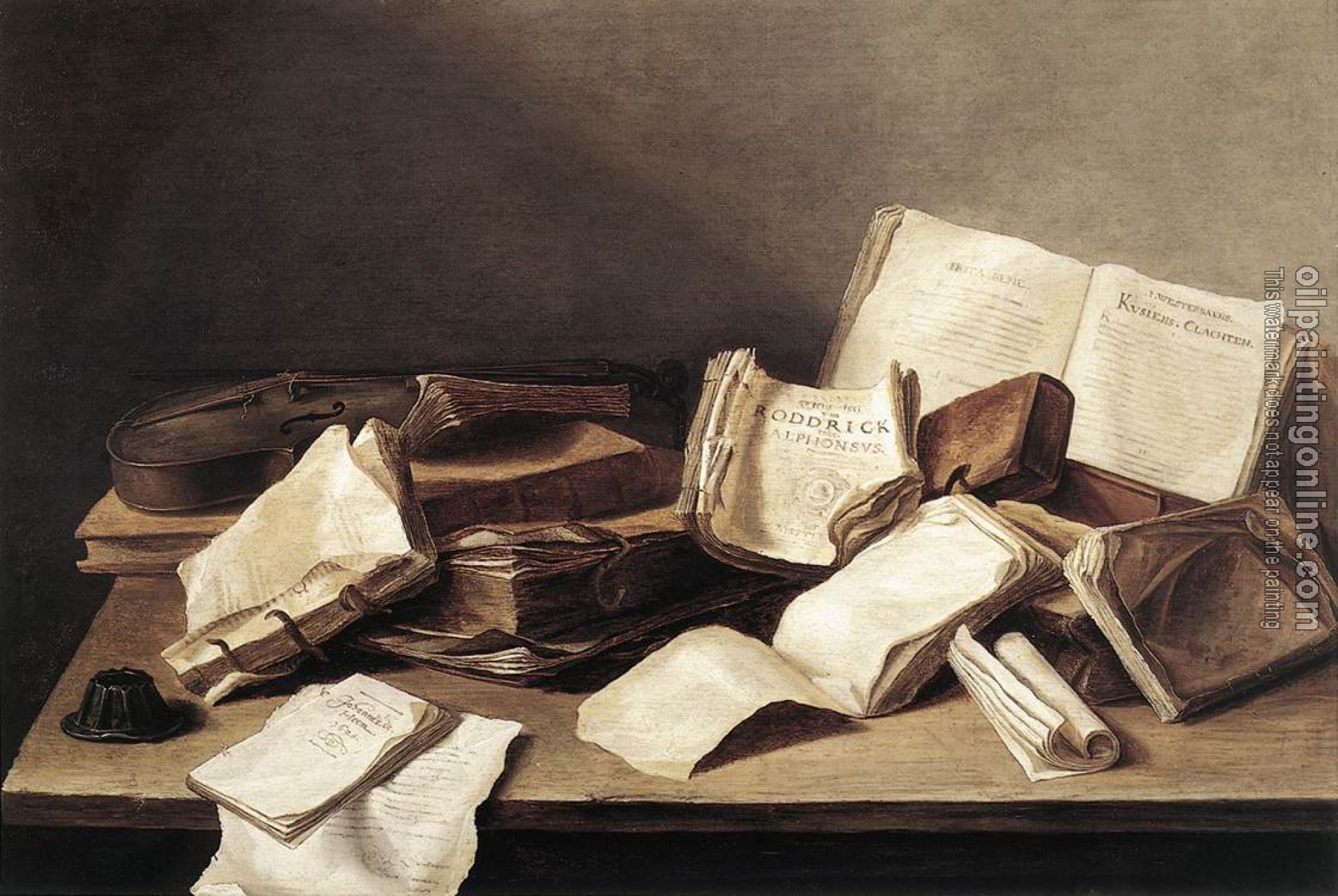 Heem, Jan Davidsz de - Still-Life of Books